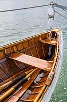 Rowboat 'Archie' aboard Schooner 'Heritage'