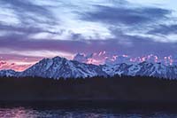 Sunset, Jackson Lake, Grand Teton N.P., Wyoming, U.S.